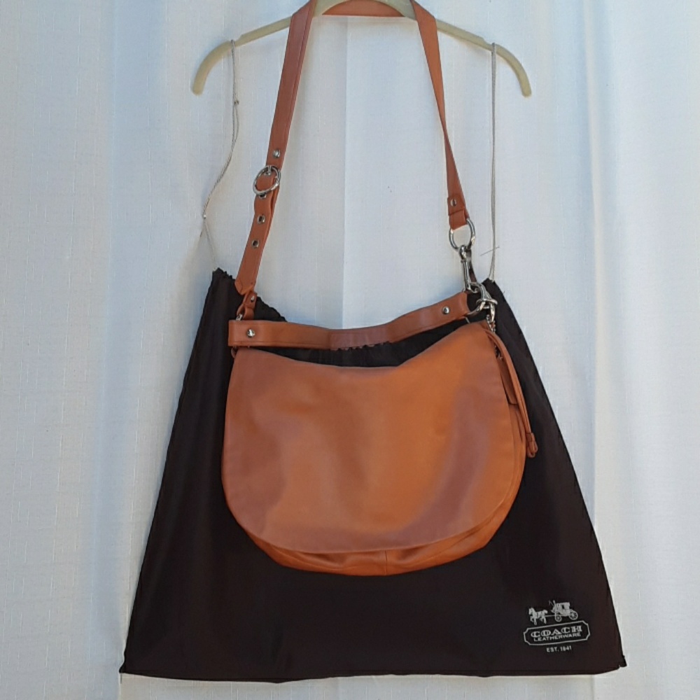 Coach Coral leather crossbody handbag